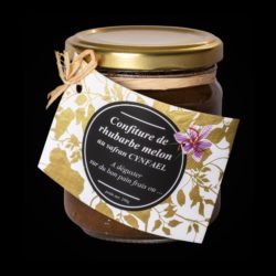 Confiture de rhubarbe melon au safran