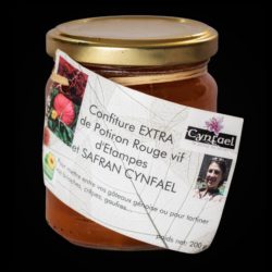 Confiture extra de potiron rouge vif détampes et safran