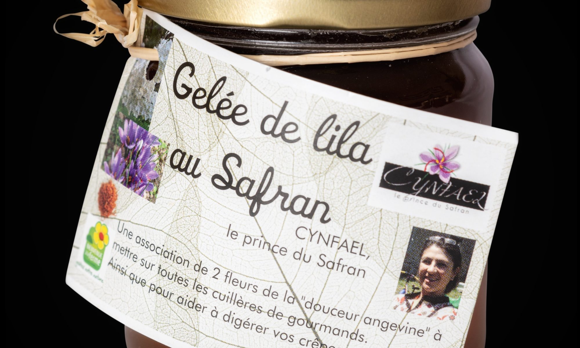 Gelée de lila au safran